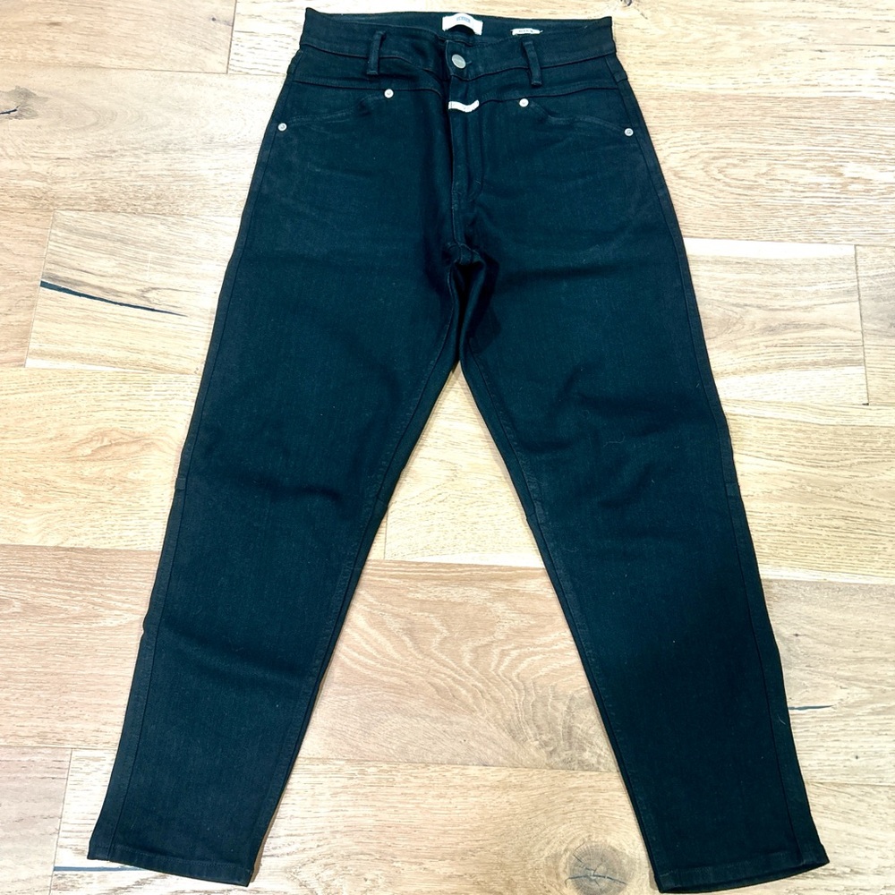 Closed Denim X-Lent Tapered Men's Jet Black Jeans